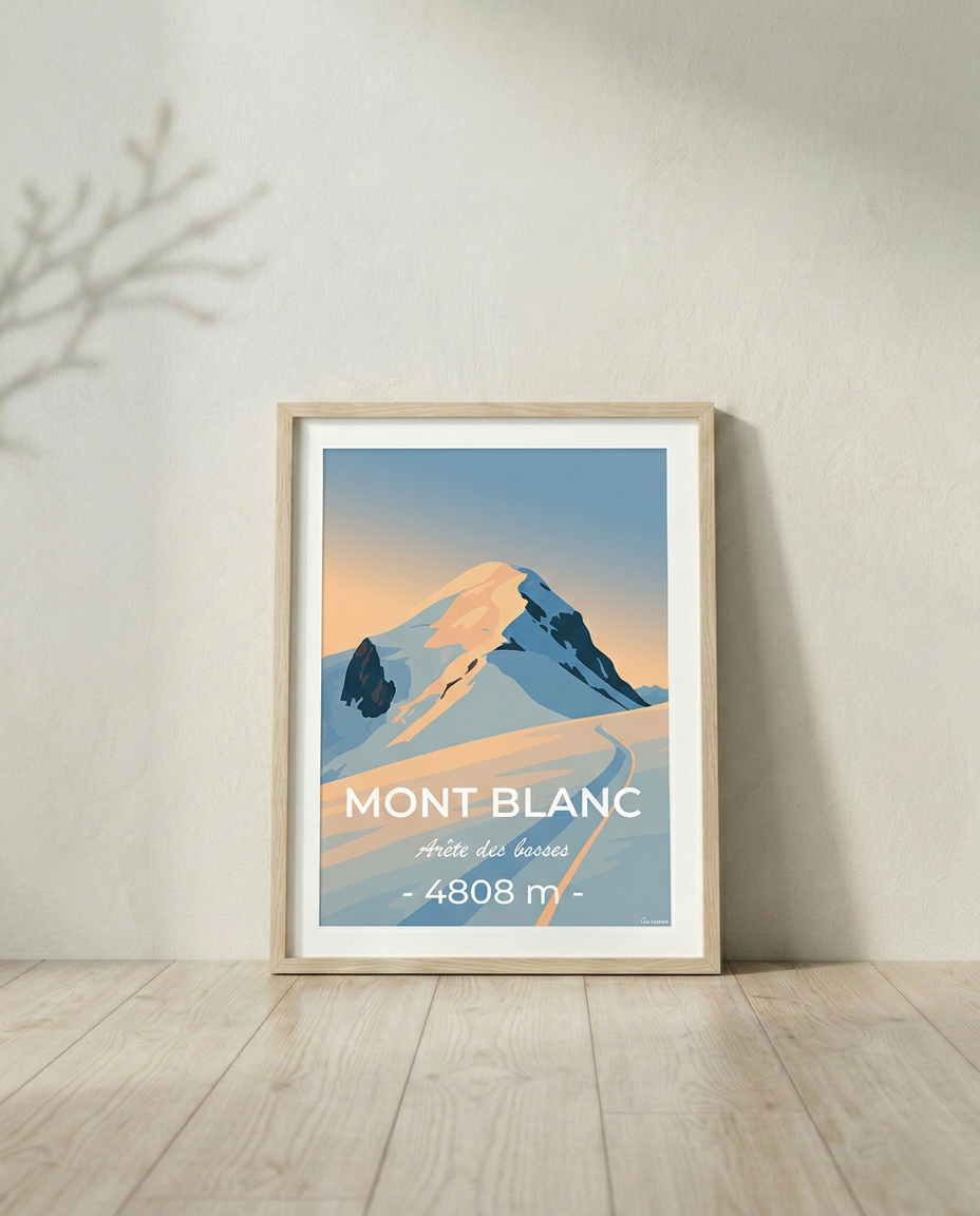Affiche - Mont Blanc