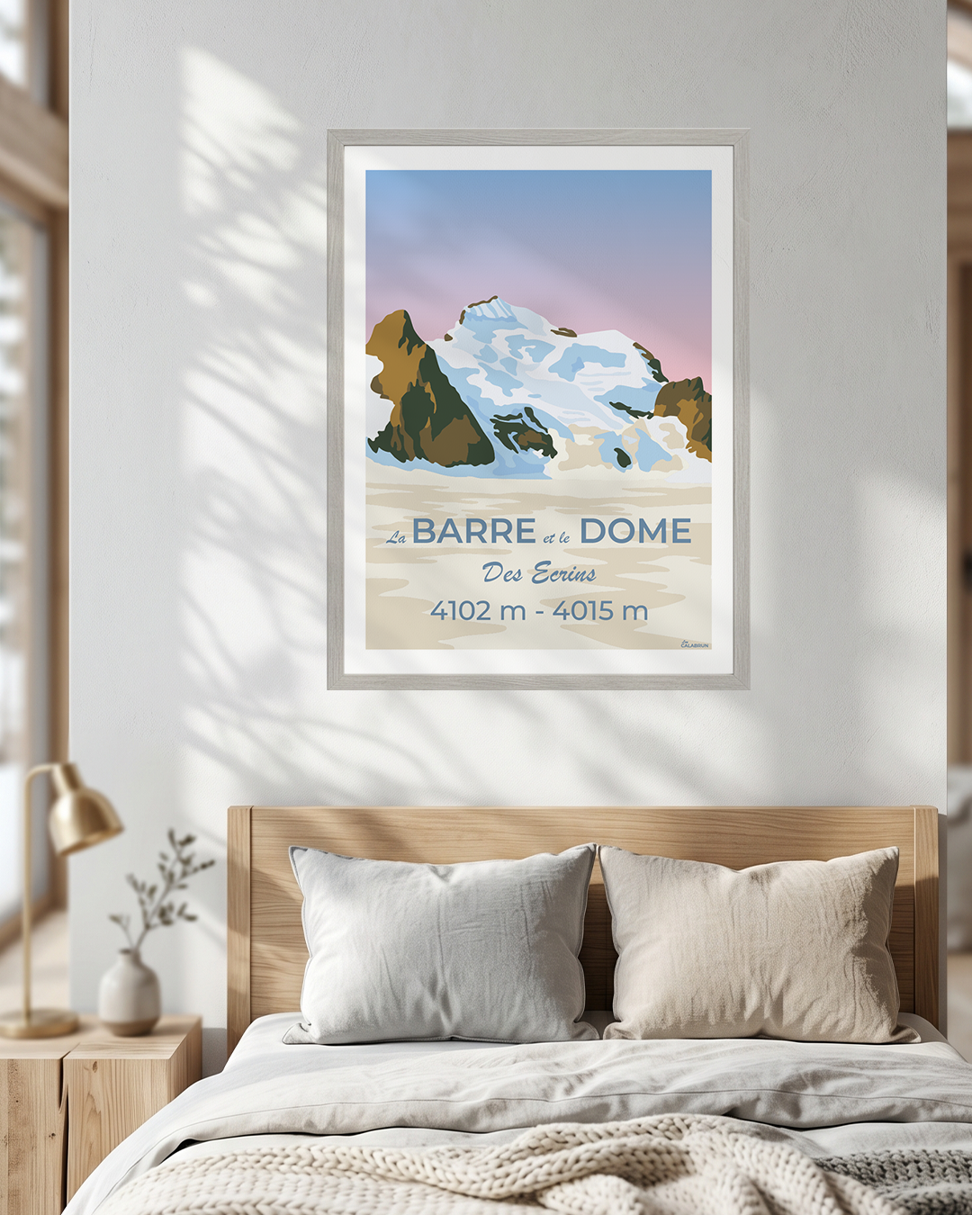 Affiche La Barre et le Dôme des Ecrins