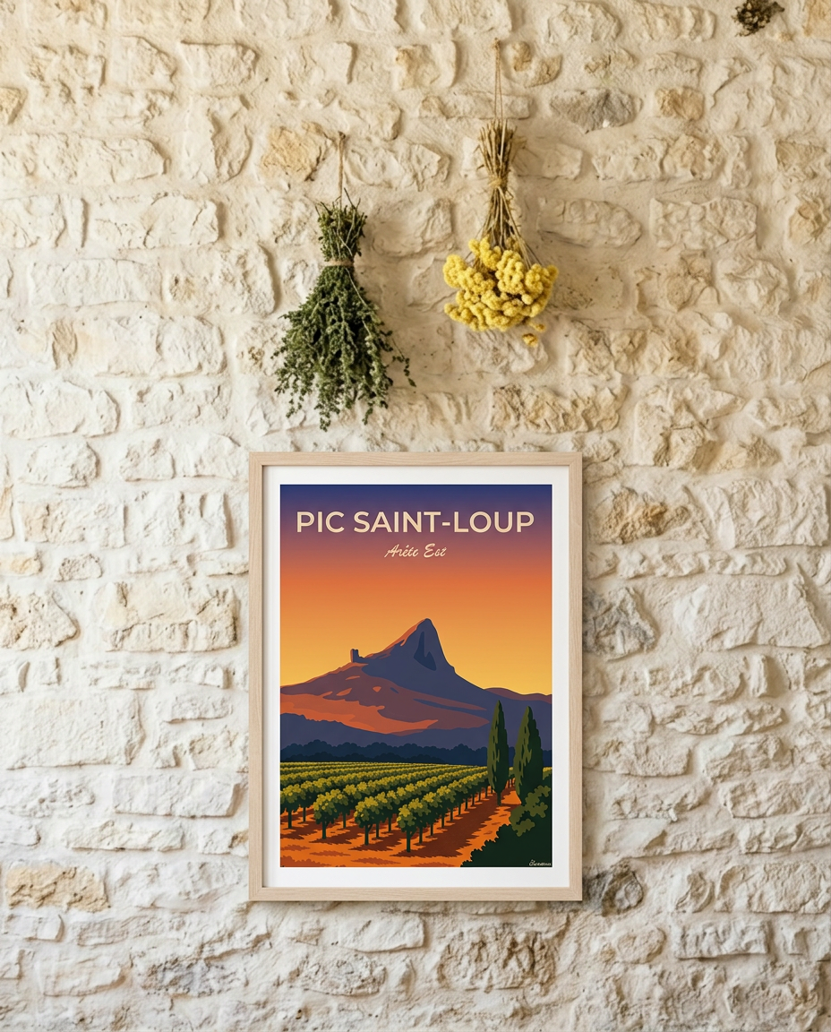 Affiche Pic Saint Loup