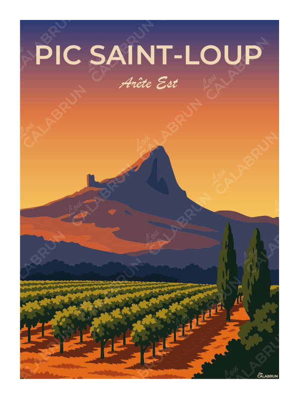 Affiche Pic Saint Loup